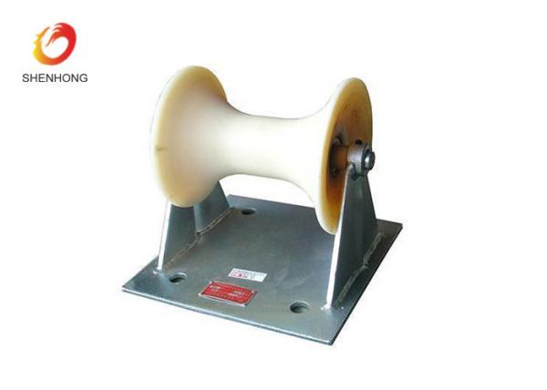 High Performance Straight Cable Drum Roller With Nylon Wheel Or Aluminum Wheel