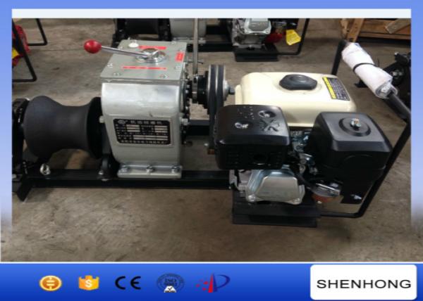  China High Versatility Single Capstan Gas Engine Powered Winch With Honda GX160 5.5HP supplier