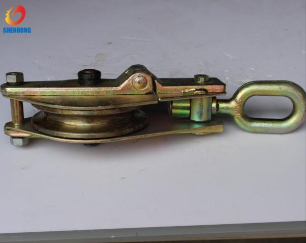 Hoisting block Cable Pulling Pulley 3T 30KN / Single Wheel Wire Rope Pulley