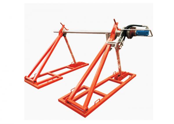  China Hydraulic Grounding 150KN Cable Drum Jacks For Stringing Construction supplier