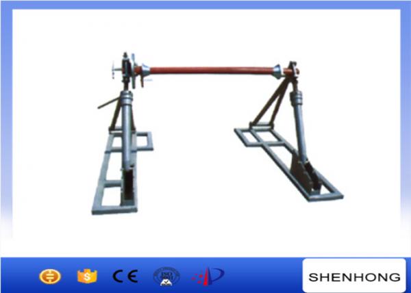  China Integrated Disc Tension Brake Cable Reel Drum Stand 50kn Capacity supplier