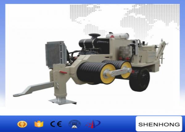  China ISO Cable Tensioner Overhead Line Stringing Equipment 630 MM Bullwheel Bottom supplier