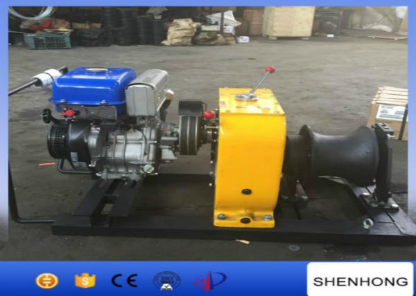  China Line Construction Honda Gas Powered Winch 9HP Easy To Operate supplier