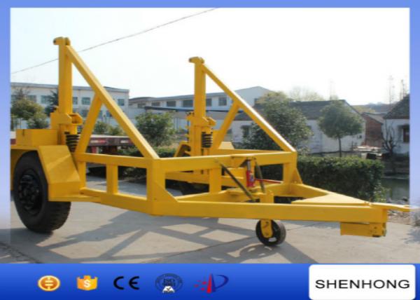  China Multifunction Cable Drum Trailer Cable Reel Carrier For Hauling And Lifting supplier