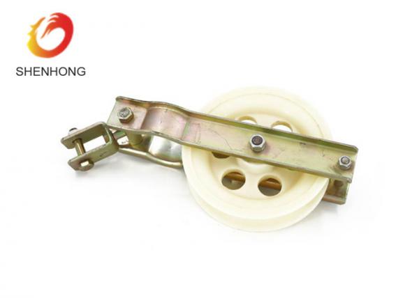  China No Deformation Cable Pulling Pulley , Cable Pulley Block For Stringing supplier