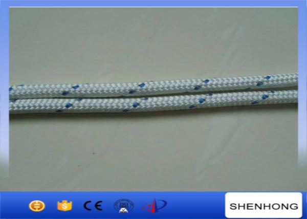  China Nylon OPGW Hotline Installation Cable Pulling Rope 20mm Diameter Double Braided supplier