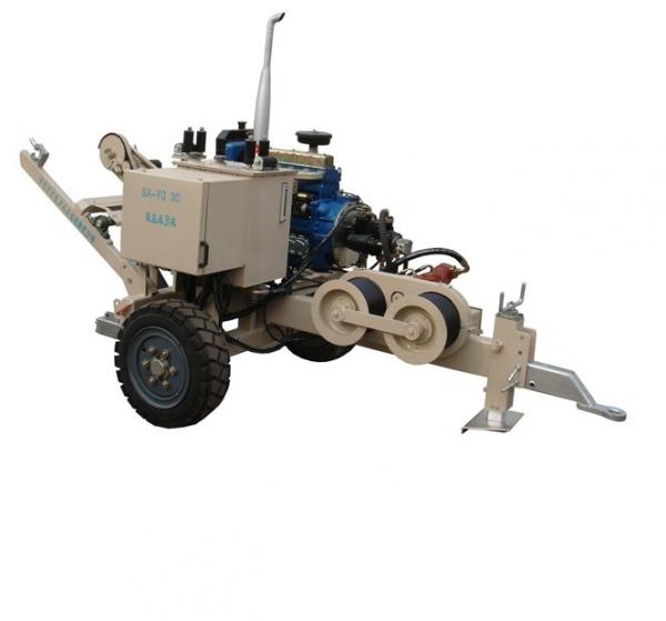 Overhead line construction tools 30KN SA-YQ30 hydraulic puller with diesel engine