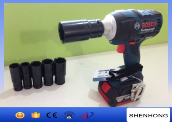  China Portable Adjustable Electric Torque Impact Rechargeable Wrench 18V 50 – 60 HZ supplier