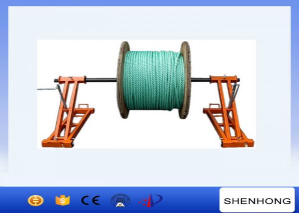  China Portable Scissor Lift Cable Drum Jacks 4 Ton 1800mm Max. Drum Width supplier
