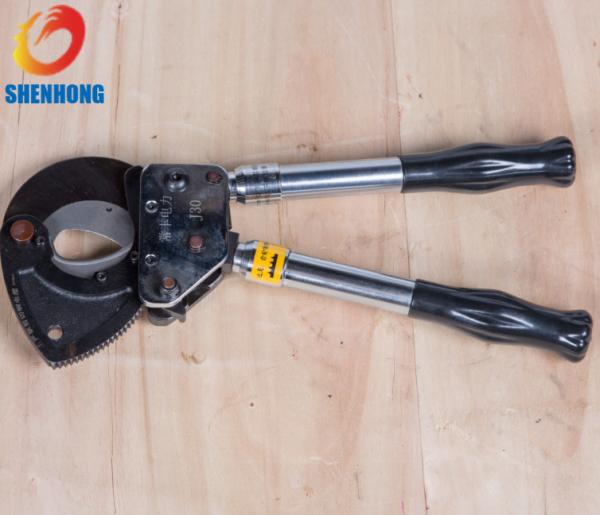  China Power Construction Tools Hand Ratchet Cable Cutter J30 For Copper and Aluminum Cable supplier