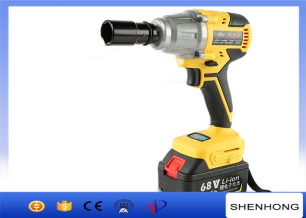  China Powerful electric torque impact wrench , rechargeable electric wrench supplier