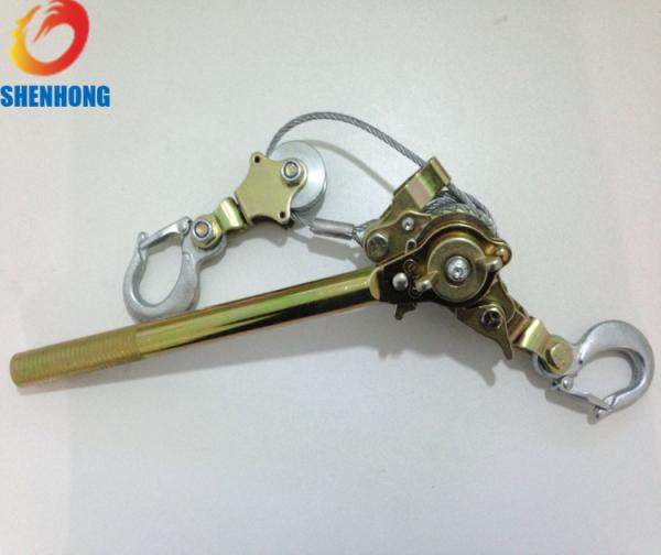Ratchet Cable Pulling Tools Wire Rope Tightener capacity 1000 kg in Line Construction