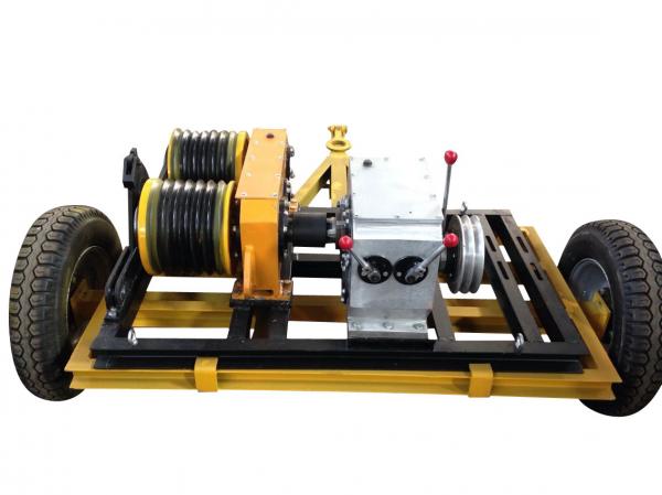  China Safe And Reliable Gas Engine Powered Winch With Trailer Can Match Honda supplier