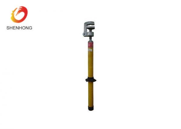  China Short Circuit Portable Grounding Rod / Earthing Rod With Flat Clipper Jaws supplier