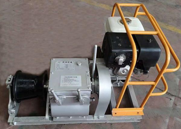 Single Drum Capstan Cable Puller Winch 50KN For Underground Cable Laying