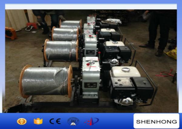  China Small Volume Honda Gas Engine Powered Winch 50KN For Power Construction supplier