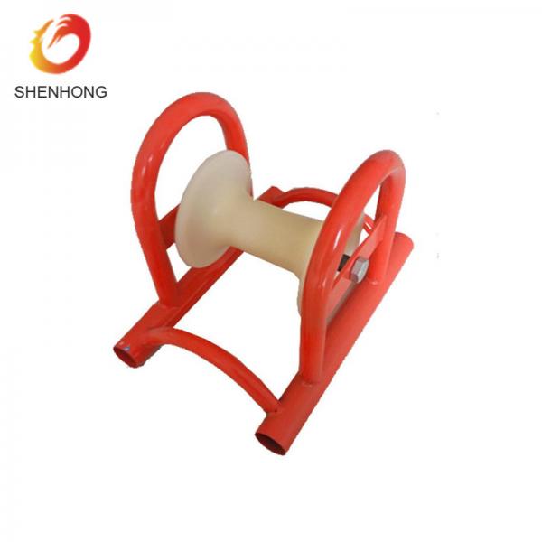  China Straight Line Cable Pulling Pulley Wheel Aluminum Cable Roller Trench Roller supplier