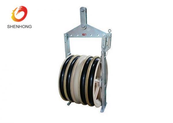 Stringing Large Diameter Rope Pulley As Tesmec 916mm Wire Stringing Blocks