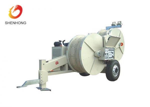 Super Hydraulic Pulling Machine Conductor Cable Tensioner With Diesel Engine