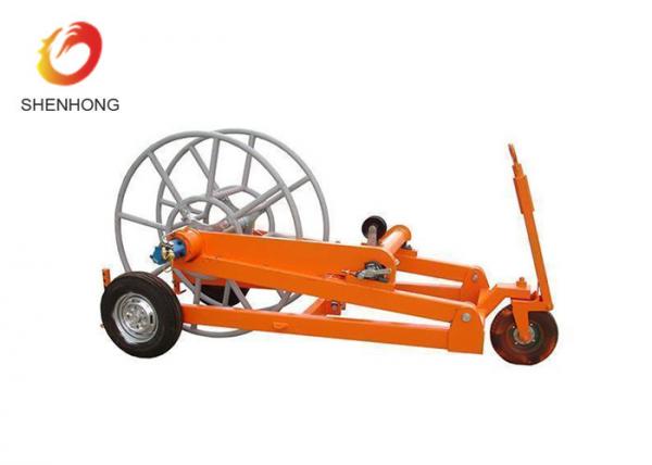  China TakeUp Reel And Carriage Auto Rewind Hose Reel Work With Hydraulic Puller Tensioner For Winding supplier