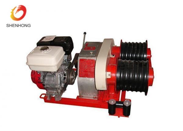  China Three Ton Diesel Cable Winch For Laying Cable Or Erecting Of Pole Pylon supplier
