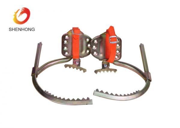 China Tower Erection Wood Pole Climber Pole Shoes For Climbing Operations supplier