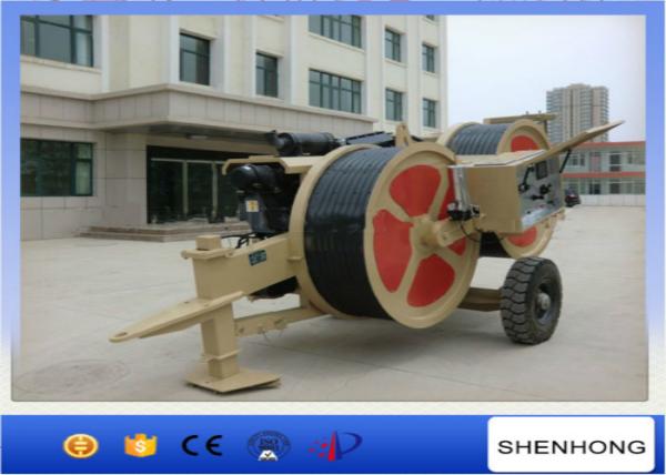 Transmission Line Tension Stringing Equipment 66KV Pulling Single ACSR Conductor