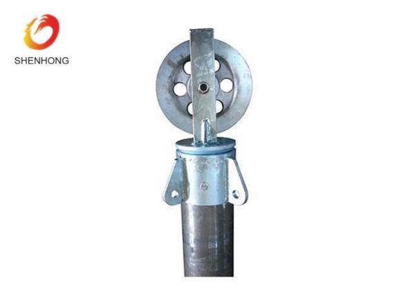  China Tubular Gin Pole Tower Erection Tools For Hoisting And Erecting The Pole And Tower supplier