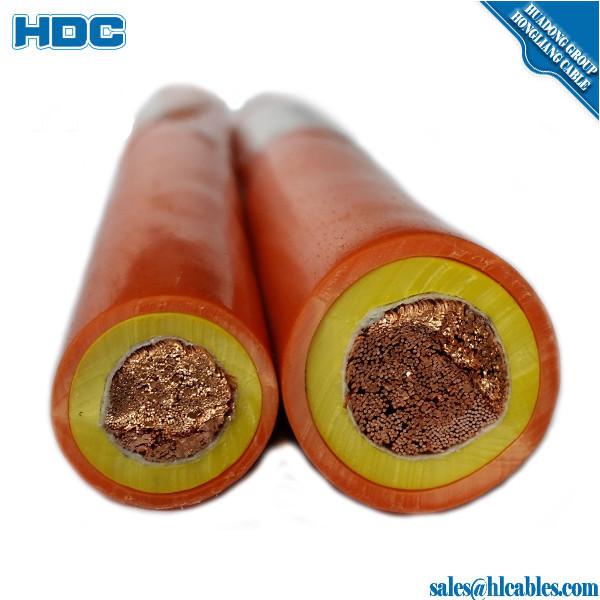  China Rubber Insulation Welding Cable 450/750V copper conductor rubber sheath supplier