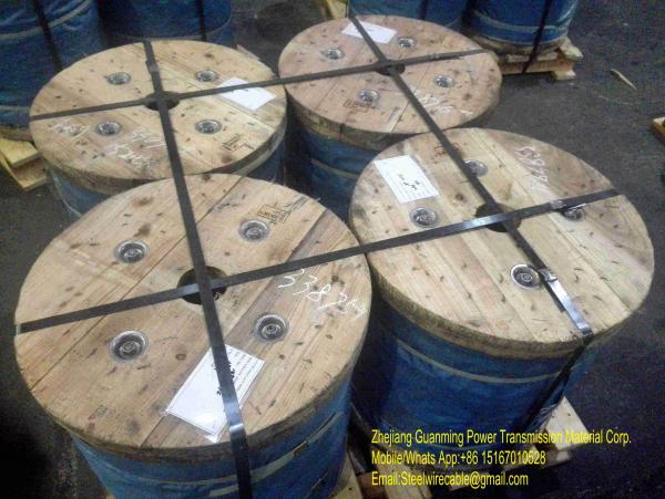  China Galvanized Steel Wire Strand 7/16",1×7 EHS supplier