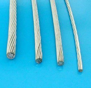 Galvanized Steel Wire Strand 7/2.65mm with ASTM B 498
