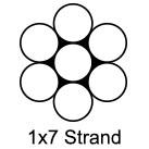 Galvanized Strand 1×7