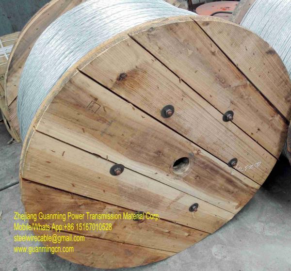 Thép mạ kẽm làm lõi ACSR đã bện tao,7×2.65mm