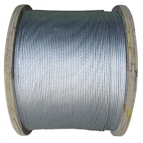  China Zinc-coated Steel Wires Strand 1×7 EHS 3/16inch, ASTM A 475 supplier