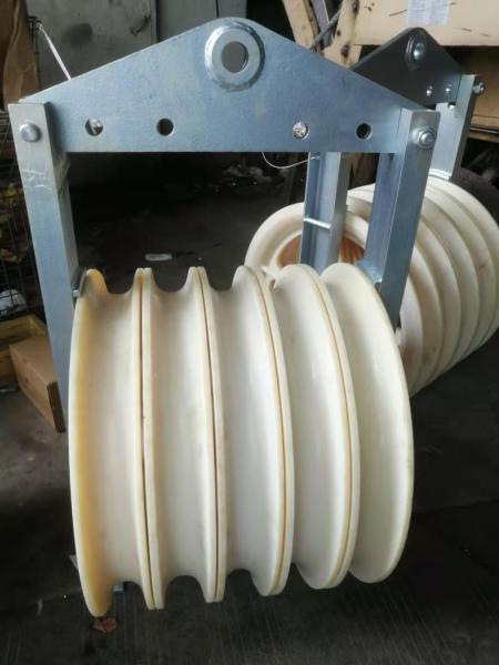  China 1040x125mm 50KN Overhead Line Conductor Stringing Pulley Blocks supplier
