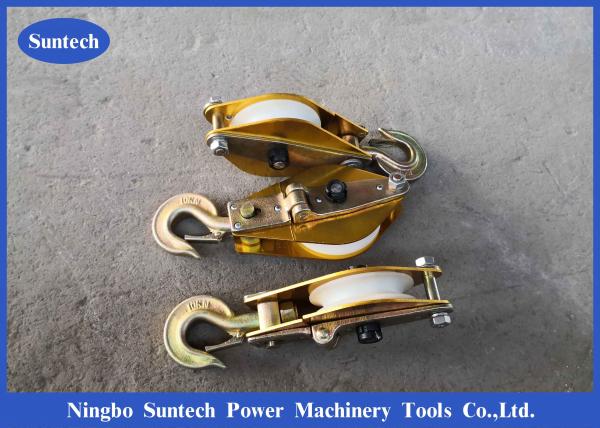 10kn Nylon Sheave Rope Pulley Blocks Transmission Line Stringing Tools