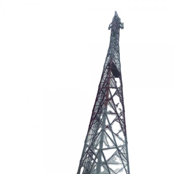 110km/H Galvanised Tv Antenna Tower For Telecom