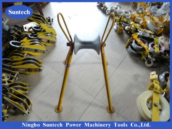  China 12kn Straight Line Cable Tray Roller With Aluminum Wheel supplier