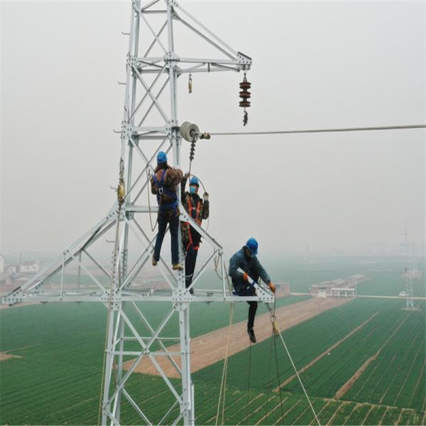  China 132KV OHTL Site Galvanized Angle Steel Electric Power Tower supplier