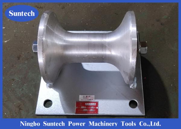 140*160 Steel Electric Cable Pulley Wheel Conductor Stringing Tools