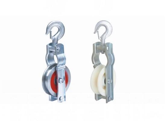  China 20KN Earth Wire grounding Conductor Stringing Pulley Block supplier