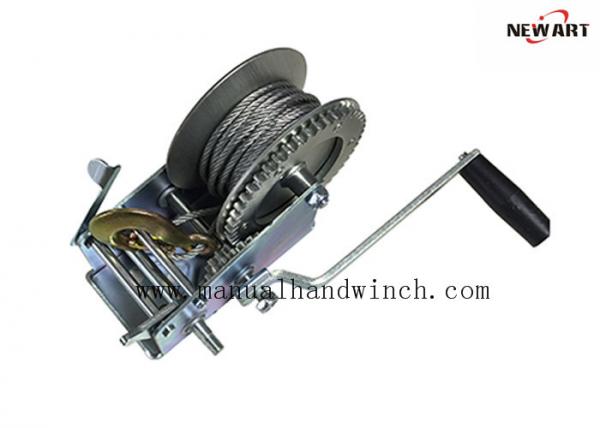  China 2500lbs Heavy Duty Hand Winch , General Purpose Winch For lifting / Boat Trailer supplier