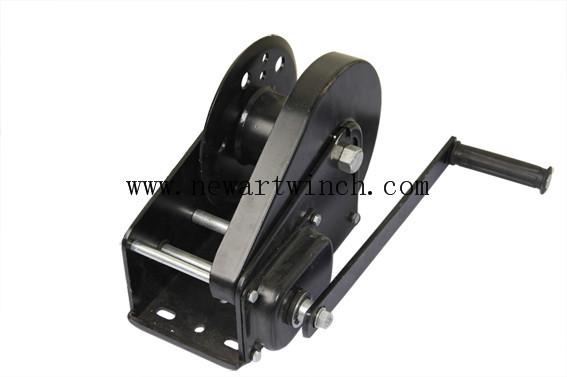  China 2600Lb Boat Stainless Steel Hand Winch With Brake supplier