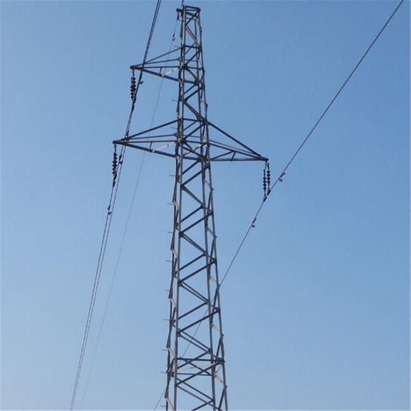  China 33KV Galvanized Electric Power Transmission Line Steel Lattice Tower supplier