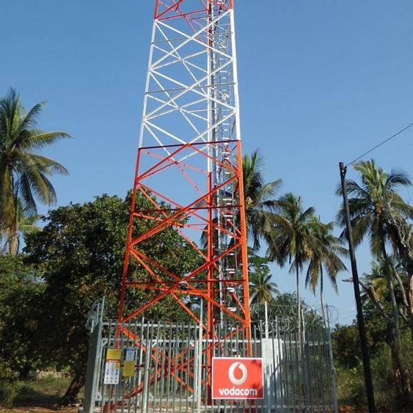 3leg 4leg Telecommunication Steel Tower Angular Galvanized Sst 49m
