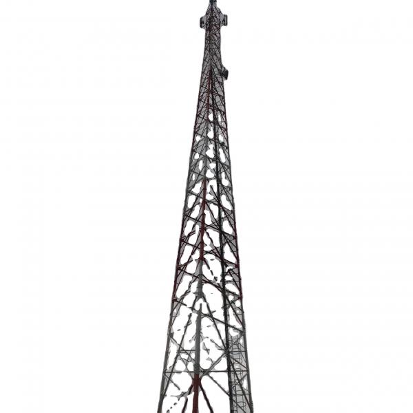 4 Leg Angular Telecommunication Steel Tower Antenna Mobile Galvanization