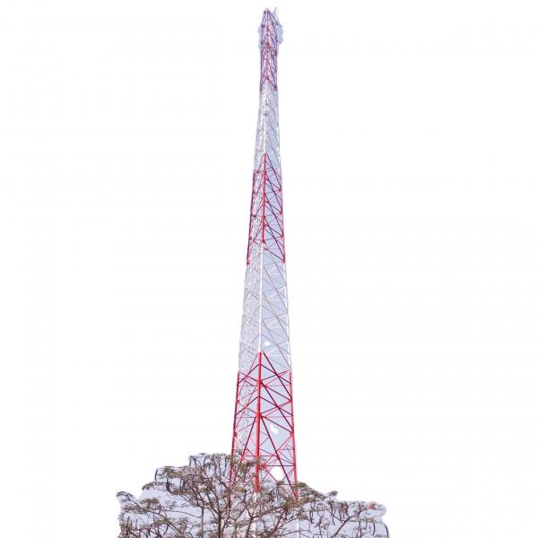  China 4 Legged Galvanized ASTM A123 Angle Steel Tower Communication Radio Wifi Gsm supplier