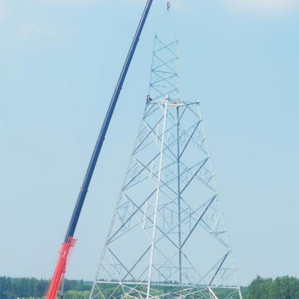  China 4 Legged Self Supporting Galvanised Telecommunication Steel Tower supplier