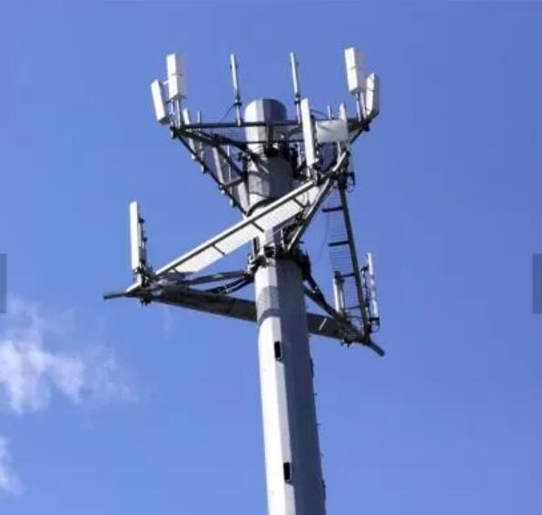  China 4G Steel Monopole Tower For Telecommunication Industry supplier