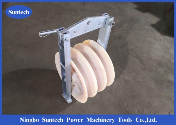 508×100 Nylon Sheave Stringing Pulley Conductor Stringing Blocks